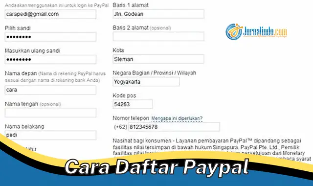 Panduan Langkah Mudah: Cara Daftar Akun PayPal untuk Pemula