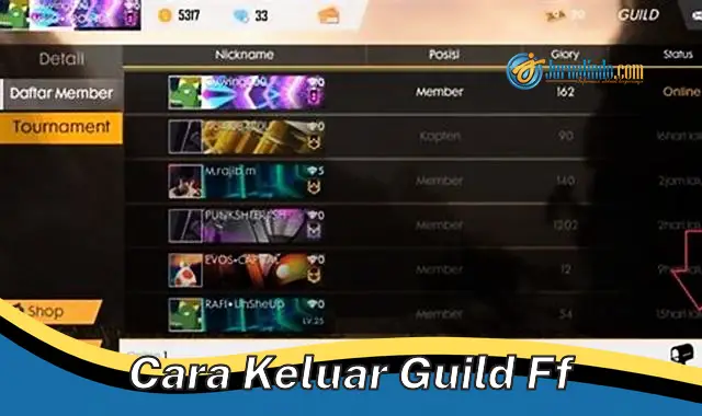 Cara Keluar Guild FF: Panduan Mudah Berhenti Menjadi Anggota Guild