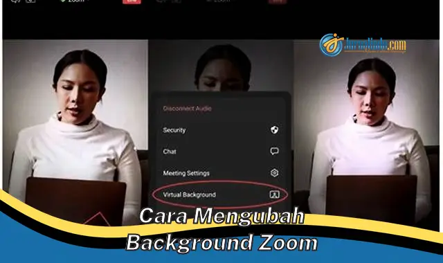 Tips Mudah Mengubah Background Zoom Langsung dari HP dan Laptop