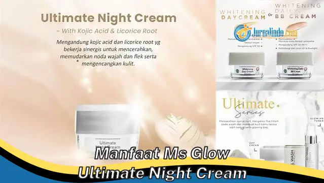 Temukan Manfaat Serum MS Glow Ultimate Night Cream yang Jarang Diketahui