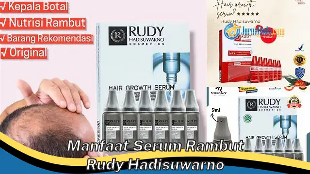 6 Manfaat Serum Rambut Rudy Hadisuwarno yang Jarang Diketahui